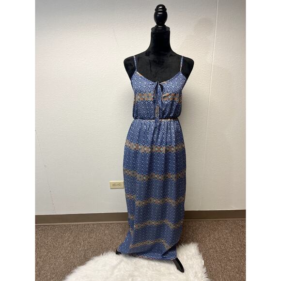 Beach Royal Dresses & Skirts - Womens Beach Royal Small Key hole tie Sleeveless Casual Tank Maxi Dress LONG